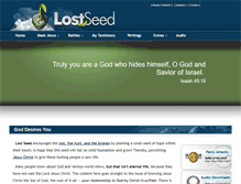 Tablet Screenshot of lostseed.com